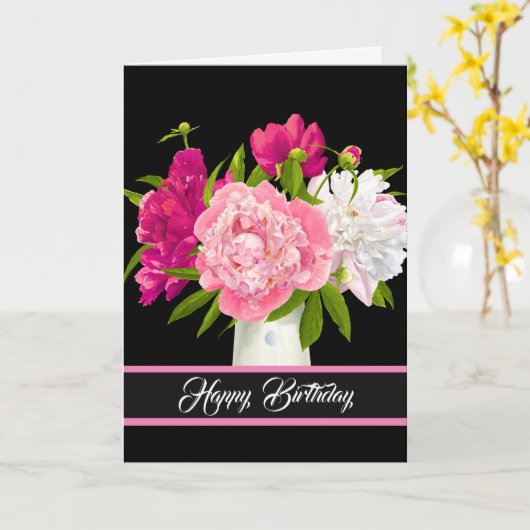 Geburtstagskarte Karte (Gelbe Blume)