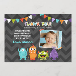 Geburtstagskarte Kleines Monster Vielen Dank Dankeskarte