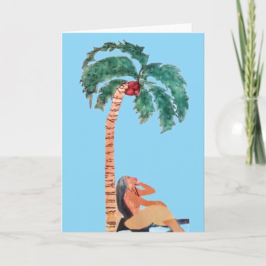 Geburtstagskarte (Leere Innenseite) Karte (Vorderseite)