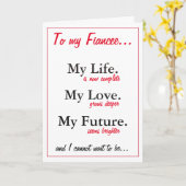 Geburtstagskarte.Liebe.vom Ehemann zur Karte (Gelbe Blume)