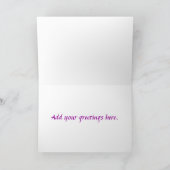 Geburtstagskarte - London, Whitehall Karte (Innenseite)