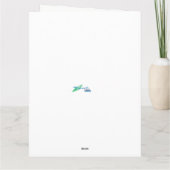 Geburtstagskarte lustig / Affe Karte (Rückseite)