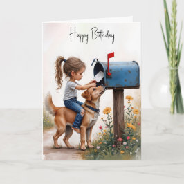 Geburtstagskarte Mailen einer Karte