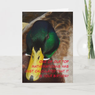 Geburtstagskarte Mathematiker Karte