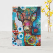 Geburtstagskarte "Mein Hirsch" Karte (Gelbe Blume)