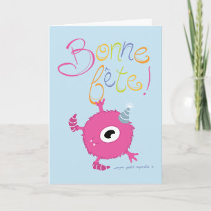 Geburtstagskarte - Mein kleiner Monster Karte