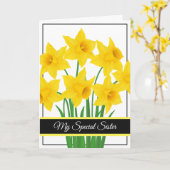 Geburtstagskarte - meine Sonderkarte Karte (Gelbe Blume)