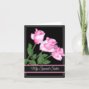 Geburtstagskarte - Meine SonderSchwester Karte