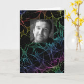 Geburtstagskarte mit abstrakter Gestaltung Karte (Gelbe Blume)