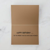 Geburtstagskarte mit Bienenfressern (Vögel) Karte (Innenseite)