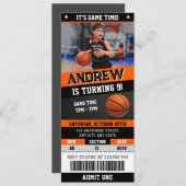 Geburtstagskarte mit Bild Einladung (Vorne/Hinten)