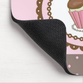 Geburtstagskarte mit Cupcake Mousepad (Ecke)