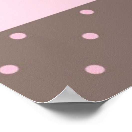 Geburtstagskarte mit cupcake poster (Ecke)