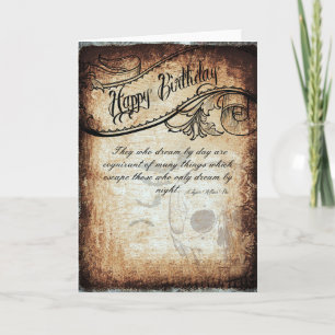 Geburtstagskarte mit einer Touch Poe Karte