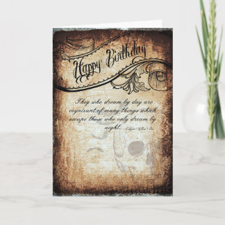 Geburtstagskarte mit einer Touch Poe Karte