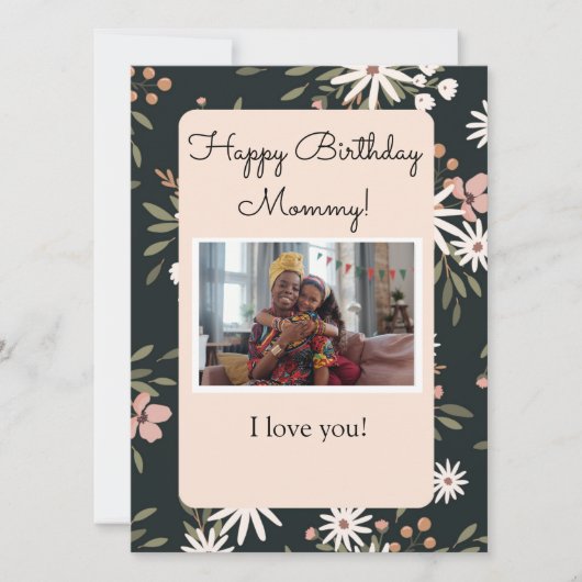 Geburtstagskarte mit Foto (Vorderseite)