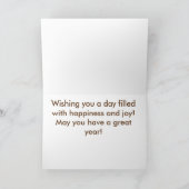 Geburtstagskarte mit Fotos maltesischer Welpen Karte (Innenseite)