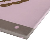 Geburtstagskarte mit kleinem Kuchen Schneidebrett (Ecke)