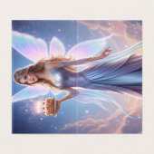 Geburtstagskarte mit Kuchen - Leere Innenseite (Außenseite Aufgefaltet)