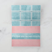 Geburtstagskarte mit Liebe Karte (Innenseite)