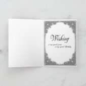 Geburtstagskarte mit Lilie Karte (Innenseite)