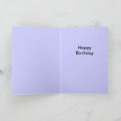 Geburtstagskarte mit Löwenbild Karte (Innenseite)