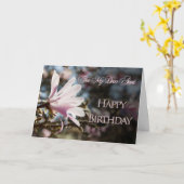 Geburtstagskarte mit Magnolie Karte (Gelbe Blume)