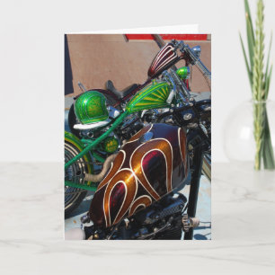 Geburtstagskarte mit Metallflake Karte