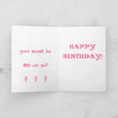 Geburtstagskarte mit Newfy Karte (Innenseite)