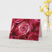 Geburtstagskarte mit Rose und Text Karte (Gelbe Blume)