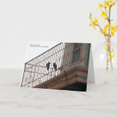 Geburtstagskarte mit zwei Krähen Karte (Gelbe Blume)