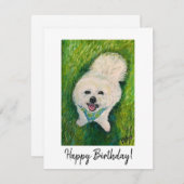 Geburtstagskarte Mitteilungskarte (Vorne/Hinten)