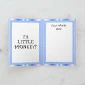 Geburtstagskarte Monkey Greetin Card Karte (Innenseite)