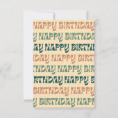 Geburtstagskarte - Multi Dankeskarte (Vorderseite)