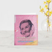 Geburtstagskarte: Mutter (freudscher Beleg) Karte (Gelbe Blume)