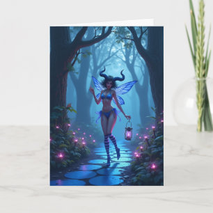 Geburtstagskarte Mystischer Wald Karte