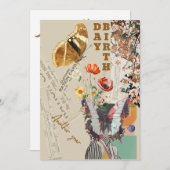 Geburtstagskarte oder Einladung (Vorne/Hinten)