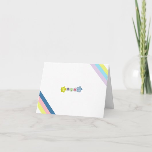 Geburtstagskarte oder Muttertagskarte der Mama Dankeskarte (Vorderseite)