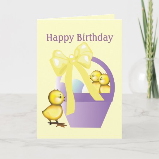 Geburtstagskarte Osterfeiertag Feiertagskarte (Vorderseite)