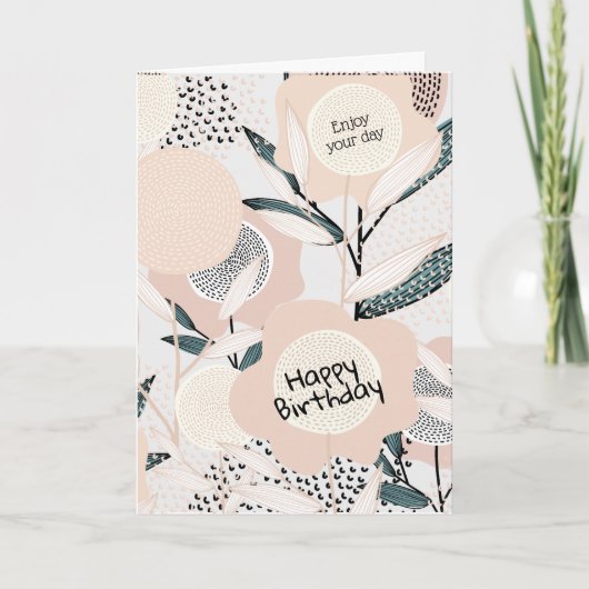 Geburtstagskarte Personalisiert Feiertagskarte (Vorderseite)