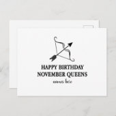 Geburtstagskarte personalisiert postkarte (Vorne/Hinten)