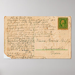 Geburtstagskarte Poster