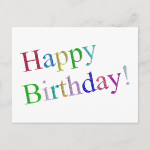Geburtstagskarte Postkarte