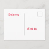 Geburtstagskarte Postkarte (Rückseite)