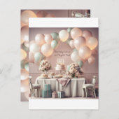 GEBURTSTAGSKARTE POSTKARTE (Vorne/Hinten)