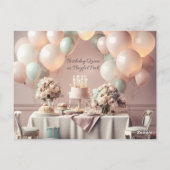 GEBURTSTAGSKARTE POSTKARTE (Rückseite)