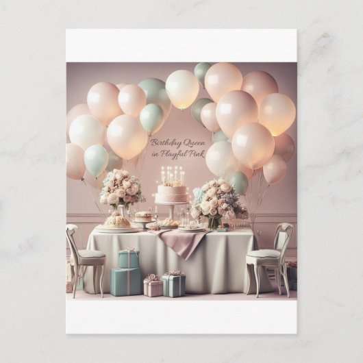 GEBURTSTAGSKARTE POSTKARTE (Vorderseite)