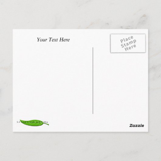 Geburtstagskarte Postkarte (Rückseite)