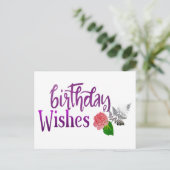 Geburtstagskarte Postkarte (Stehend Vorderseite)