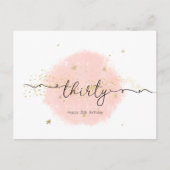 Geburtstagskarte Postkarte (Vorderseite)